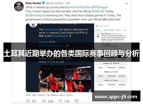 土耳其近期举办的各类国际赛事回顾与分析